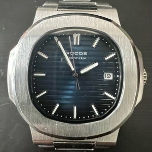 Rocos R000139 Patek Philippe Nautilus homage blue automatic stainless steel